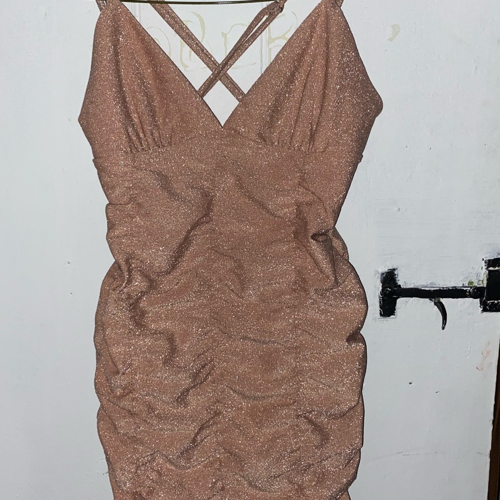 XS pink champagne cute dress!